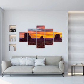 Obraz - Monument Valley v Arizonie (125x70 cm)