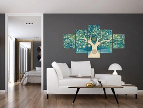 Obraz – Magiczne drzewo ze spiralami (125x70 cm)