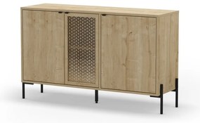 Niska komoda w dekorze dębu 120x80 cm Inca – Marckeric