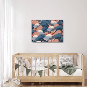 Obraz na szkle - Japońskie fale (70x50 cm)