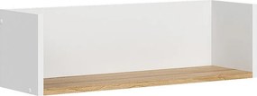 Półka ścienna biały/artystyczny 67.8x20x20 viktor