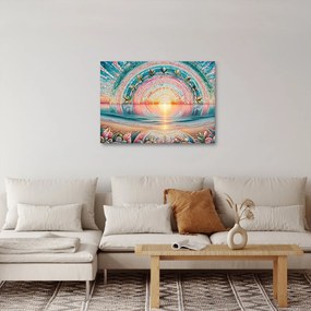 Obraz – Mozaika zachodzącego słońca (70x50 cm)