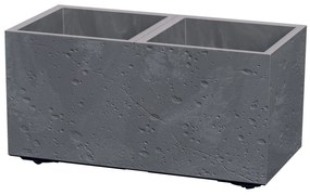 Donica Sierra Case Beton Effect 57 x 29 x 29 cm marengo PROSPERPLAST