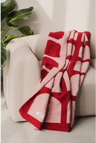 Czerwono-różowy koc 150x200 cm Gilli – noo.ma