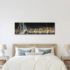 Obraz Brooklyn Bridges i Nowego Jorku (170x50 cm)