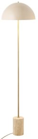 Beżowa lampa stojąca z metalowym kloszem (wysokość 155 cm) Sheffield – House Nordic
