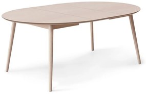 Okrągły rozkładany stół z dodatkowym blatem w dekorze dębu ø 135 cm Meza – Hammel Furniture