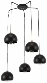 Lampa wisząca CANONUS II czarna ELTAP
