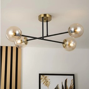 Brilagi - Przysufitowy żyrandol MALIVA 4xE14/15W/230V złoty