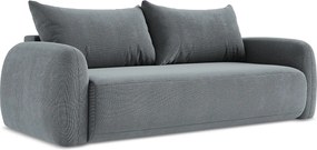 Kanapa 3-osobowa z funkcją spania - z tkaniny strukturalnej - jeans - HALE