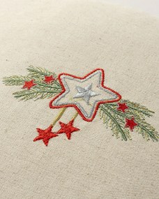 Poszewka na poduszkę Star &amp; Holly 43x43 cm