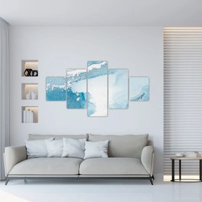 Obraz - Niebieski wystrój (125x70 cm)