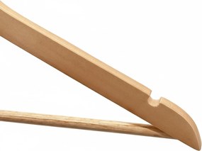 Wieszaki drewniane na ubrania do szafy 10 szt