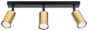 Listwa oświetleniowa WINX 3 czarna/złota SOLLUX  LIGHTING