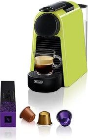 DeLonghi Essenza Mini EN85.L Ekspres na kapsułki 19 bar Cytrynowa zieleń 0,6L, programowalne Espresso & Lungo