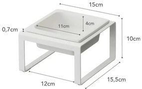 Zestaw miski i pojemnika na karmę dla czworonoga Tower – YAMAZAKI
