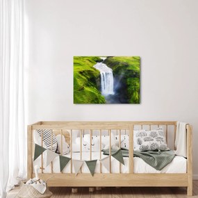 Obraz - Wodospad Skogafoss (70x50 cm)