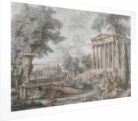 Plakat Świątynia na wzgórzu 30x21 cm bez ramy z marginesem ARTGEIST B