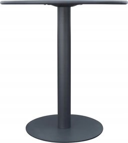 stolik ogrodowy okrągły 70 cm granat metalowy na taras, do ogrodu, kawiarni