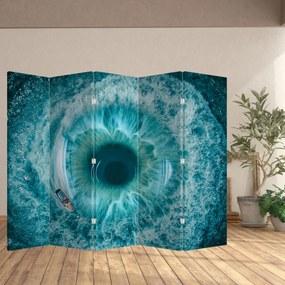 Parawan - Morze z łodzią (210x170 cm)