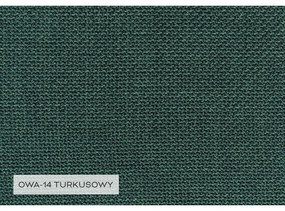 Turkusowa rozkładana sofa 207 cm Simon – Miuform