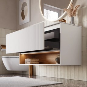 Badmöbel-Set BELDIVO 120 cm mit Waschbecken