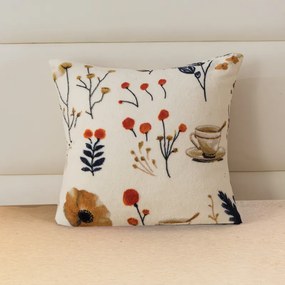 Poszewka z mikropluszu na poduszkę PAPAVA 45x45 cm, kremowy