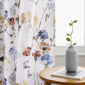 Biała zasłona częściowo zaciemniająca (dimout) 135x250 cm Solkone – Restilo
