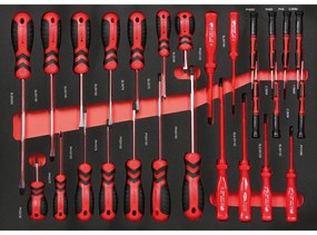 Wózek warsztatowy mobilny na narzędzia EXPERT, z zestawem narzędzi, 7 szuflad, niebieski