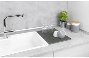 Szara gumowa podkładka do naczyń 40x30 cm Maxi – Wenko