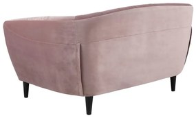 Różowa sofa Actona Ria, 150 cm