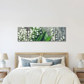 Obraz konwalii (170x50 cm)