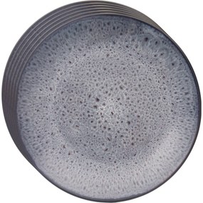 Orion Zestaw ceramicznych talerzyków deserowychGlaze fioletowe 20,5 cm, 6 szt.