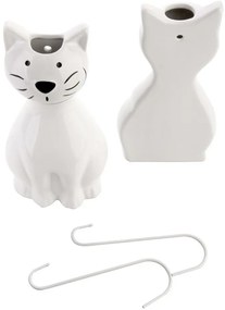 Ceramiczny nawilżacz powietrza na kaloryfer KOT, 2 sztuki w komplecie