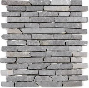 Mozaika marmurowa Garth na siatce szara 1 m2