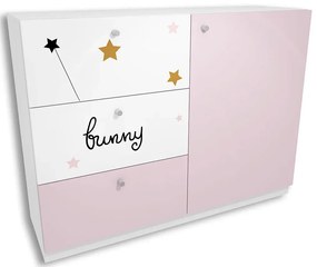 Dziecięca komoda z kolorowym nadrukiem B4-P47