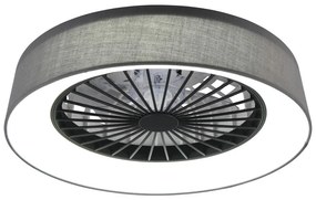 Szara lampa sufitowa LED Farsund – Trio