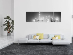 Obraz nowoczesnych drapaczy chmur (170x50 cm)