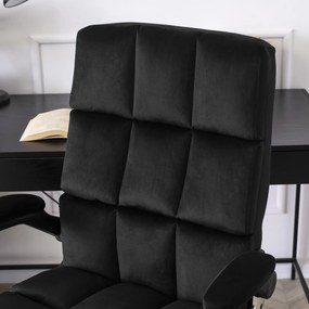 Pikowane krzesło biurowe z weluru London