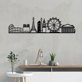 Metalowa dekoracja ścienna 120x29 cm Cities – Wallity