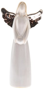 Anioł z sercem 14,5 cm, porcelana