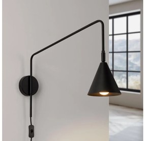 Sollux SL.1697 - Kinkiet NOX 1xE14/10W/230V czarny