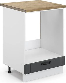 Szafka kuchenna antracytowy domek wiejski 60x60x82 fame-line