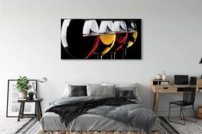 Fotoobraz na płótnie Minimalistyczne Kieliszki W Czerni