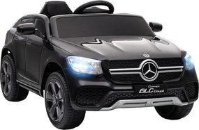 AIYAPLAY Samochód elektryczny dla dzieci, 12 V z pilotem, światła LED, muzyka, 3 prędkości, 3-6 lat, czarny | Aosom PL