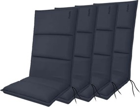 Doppler CITY 4412 wysoki - zestaw 4 szt. zestaw 4 szt. poduszek na krzesło z wysokim oparciem