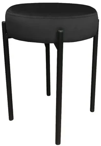 Taboret TORIN MG VELVET czarny ATOS