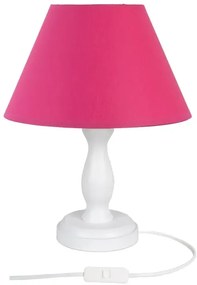 Biało-różowa mała lampka dziecięca - S193-Borix