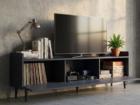Stolik pod telewizor PIENA 160 cm, antracytowy