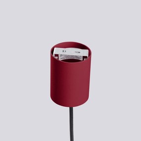 Lampa wisząca HALO 1 burgund ryflowana SOLLUX  LIGHTING